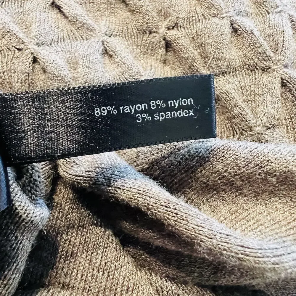 The Limited Women’s Brown Woven V Neck Dress XS - Picture 6 of 6